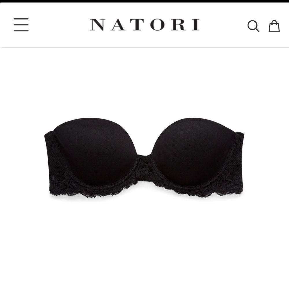 Natori Feather Strapless Bra size 32DD NWOT